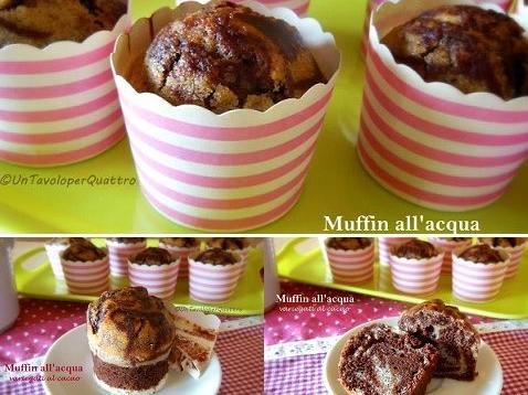 Muffin bicolori (ricetta light)